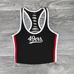 Black San Francisco 49ers tank top cop top, Women's San Francisco 49ers Shirts